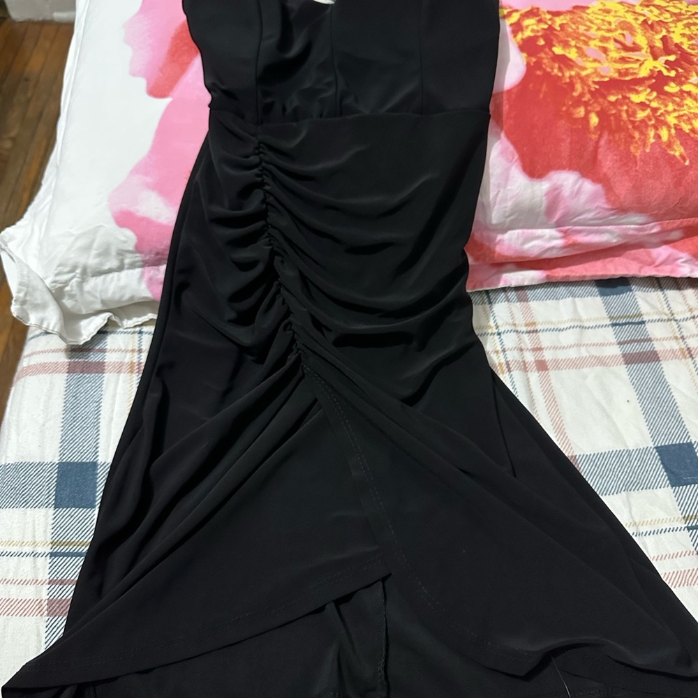 Poetry black spaghetti strap dress